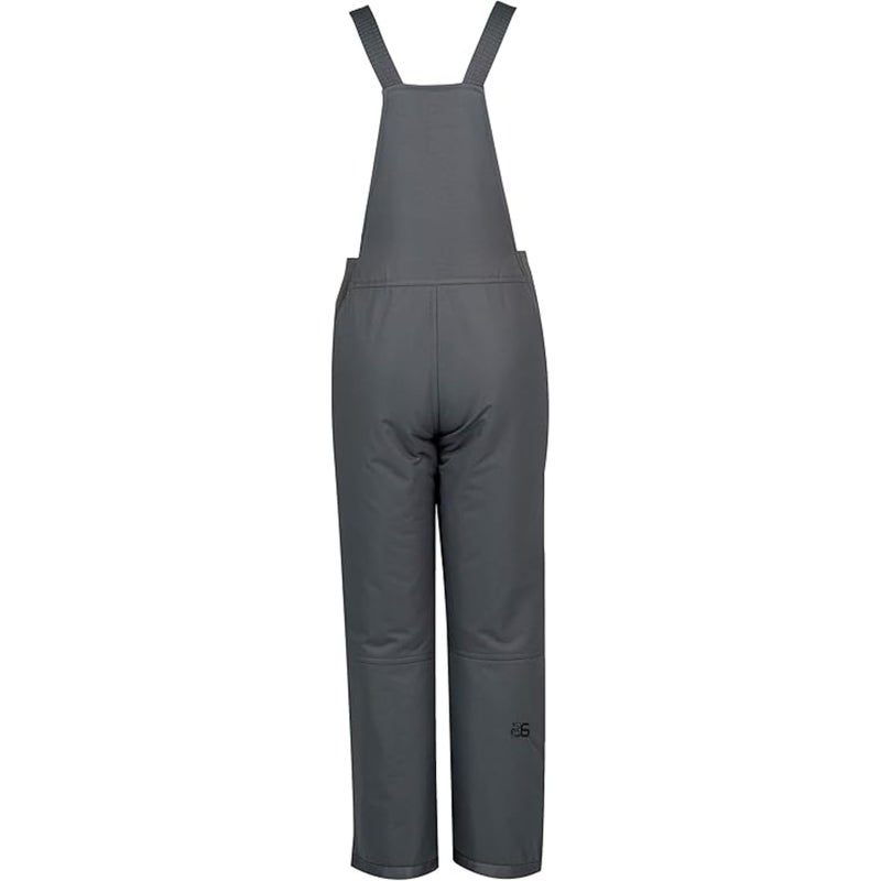Arctix Kids Insulated Snow Bib Overalls, Charcoal, X-Large - Image 2